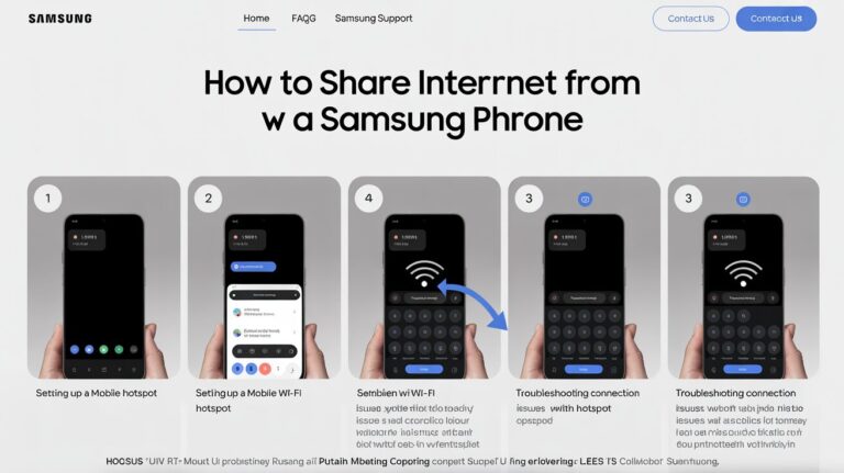 Jak Udostępnić Internet Z Telefonu Samsung?