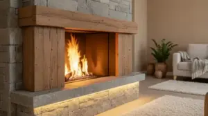 ekologiczny kominek do ogrzewania domu